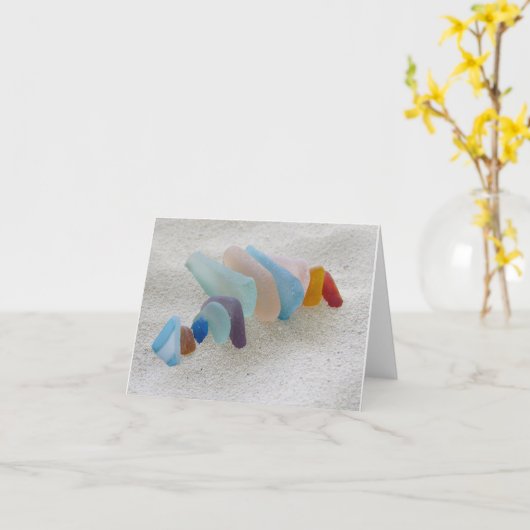 Carte pour notes - Verre de mer Kabob (Fleur jaune)