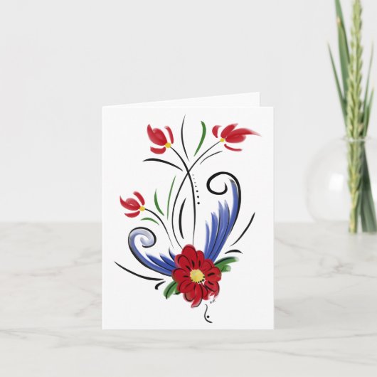 Carte pour notes vide (Devant)