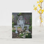 carte pour notes vide de jardin (Fleur jaune)