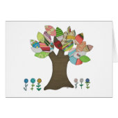 Carte pour notes vide de l'arborescence des bouton (Devant horizontal)