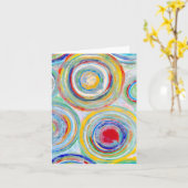 Carte pour notes vierge (Fleur jaune)