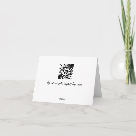 Carte pour notes vierge de fleurs (Dos)