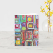 Carte pour notes vierge de l'heure de pointe (Fleur jaune)