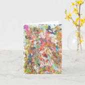 Carte pour notes vierge en quarantaine (Fleur jaune)