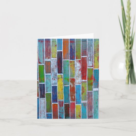 Carte pour notes vierge façade (Devant)