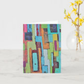 Carte pour notes vierge Mellow Out (Fleur jaune)