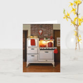 Carte pour notes vintage à gaz (Fleur jaune)