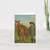 carte pour notes vintage Buffalo Bill (Devant)