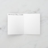 carte pour notes vintage Buffalo Bill (Intérieur)