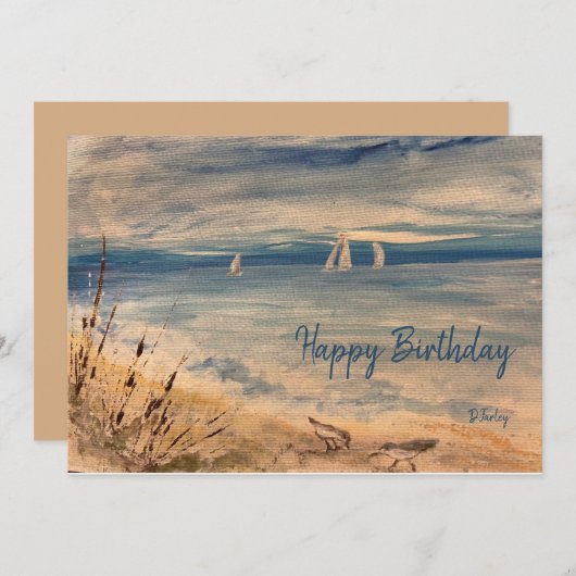 Carte pour notes voilier (Devant / Derrière)