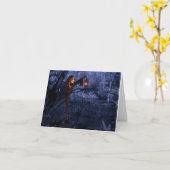 Carte pour notes volé de blanc de saison (Fleur jaune)