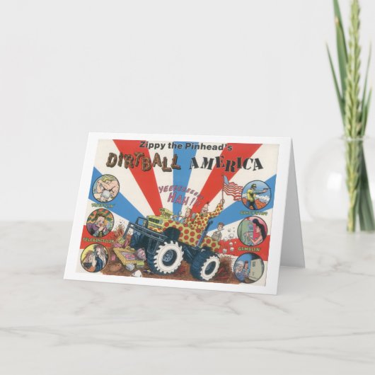Carte pour notes Zippy de Dirtball Amérique (Devant)