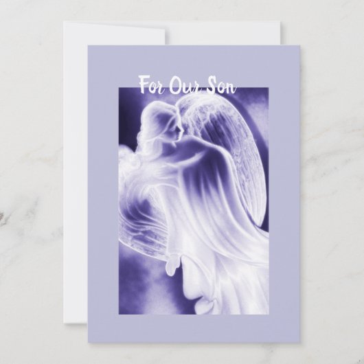 Carte Pour notre fils (Devant)