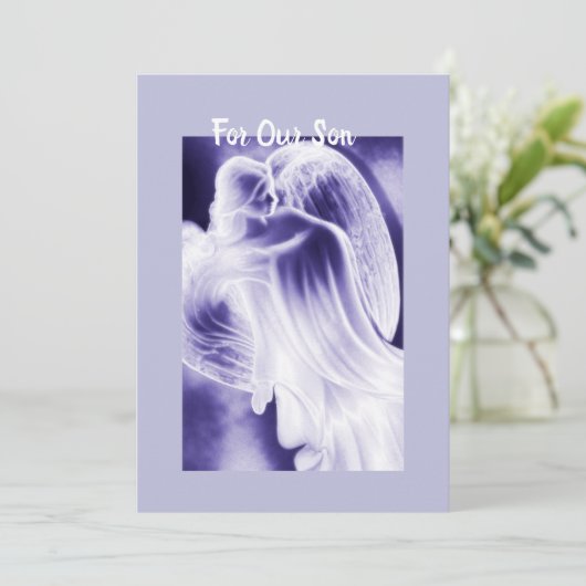 Carte Pour notre fils (Debout devant)