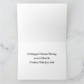 Carte Pour nous un enfant est né (Intérieur)