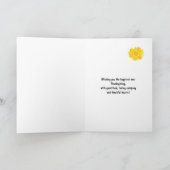 Carte Pour Oncle Thanksgiving Bouquet de fleurs (Intérieur)