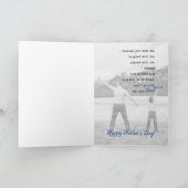 Carte pour papa de Son Fête des pères Sentimentale (Intérieur)