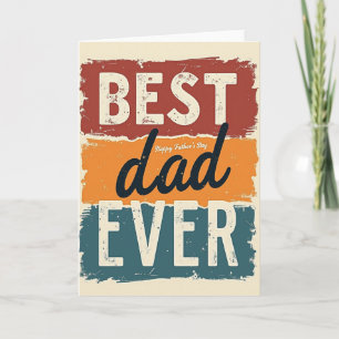 Carte pour Papa Vintage Incroyable