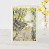 Carte pour patient atteint de cancer : espoir et r (Fleur jaune)