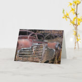 Carte Pour père (Fleur jaune)