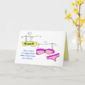 Carte pour que la jeune mariée soit (Fleur jaune)