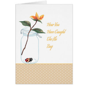 Carte pour quelqu'un avec la grippe