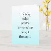 Carte pour quelqu'un qui a du mal (Fleur jaune)