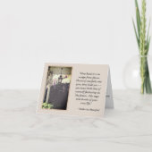 CARTE POUR QUELQU'UN QUI S'ÉLOIGNE/CITE À QUEL POINT C'E (Devant)