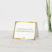 Carte Pour réaliser vos rêves rappelez-vous votre ABCs (Dos)