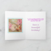 CARTE POUR SALUTATION RELIGIEUSE DE L'ANNIVERSAIRE DE LA (Intérieur)