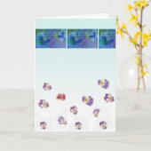 CARTE POUR SALUTATION RELIGIEUSE DE L'ANNIVERSAIRE DE LA (Fleur jaune)