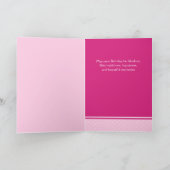 Carte Pour Soeur à Anniversaire fille avec Roses roses r (Intérieur)