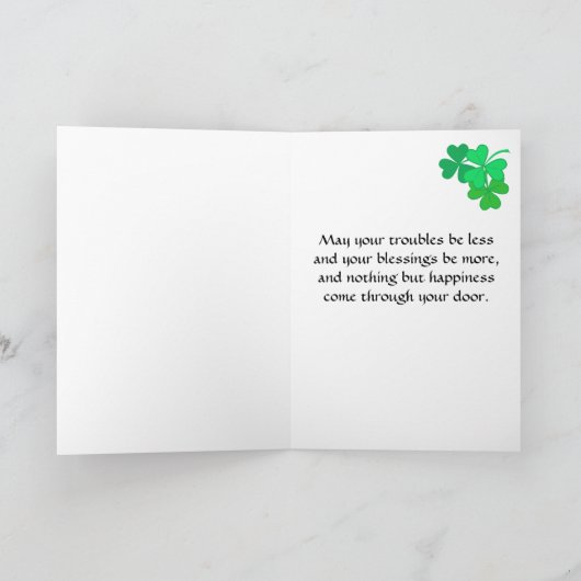 Carte Pour Stepson St Patrick's Fun Leprechaun Card (Intérieur)