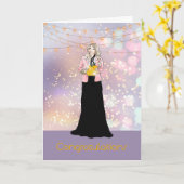 Carte pour Teachers Apple Award (Fleur jaune)