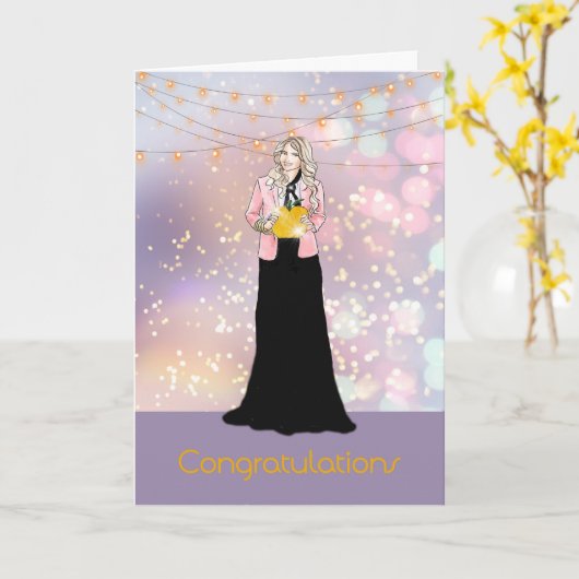 Carte pour Teachers Apple Award (Fleur jaune)