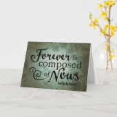 Carte Pour Toujours Est Composé De Nows (Fleur jaune)