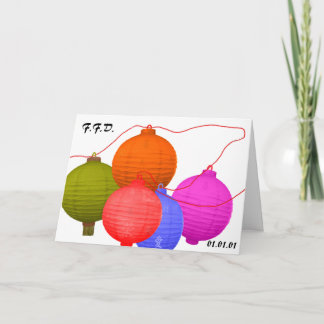 Carte Pour toujours famille Jour-Sur le blanc