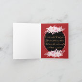 Carte Pour toujours, My Love Gothic Valentine's Day Gree (Intérieur)