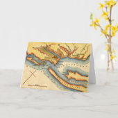 Carte pour toutes occasions de Pensacola Floride (Fleur jaune)