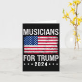Carte Pour Trump 2024 (Fleur jaune)