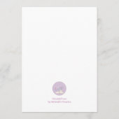 Carte pour un ami (Dos)