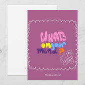 Carte pour un ami (Devant / Derrière)