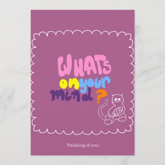 Carte pour un ami (Devant)