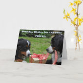 Carte Pour un ami spécial (Fleur jaune)