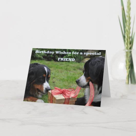 Carte Pour un ami spécial (Devant)