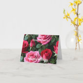 Carte Pour un Ami spécial Roses Roses Roses Roses Rouge  (Fleur jaune)