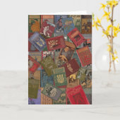 Carte pour un booklover (Fleur jaune)