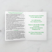 Carte pour un détenu chrétien pour un papa (Intérieur)