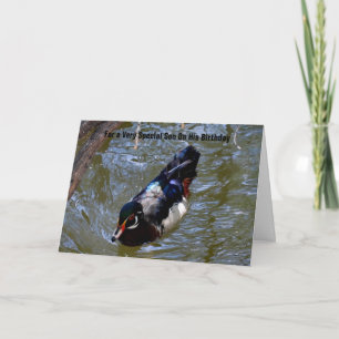 Carte Pour un fils très spécial avec mon amour