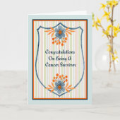 Carte pour un survivant du cancer (Fleur jaune)